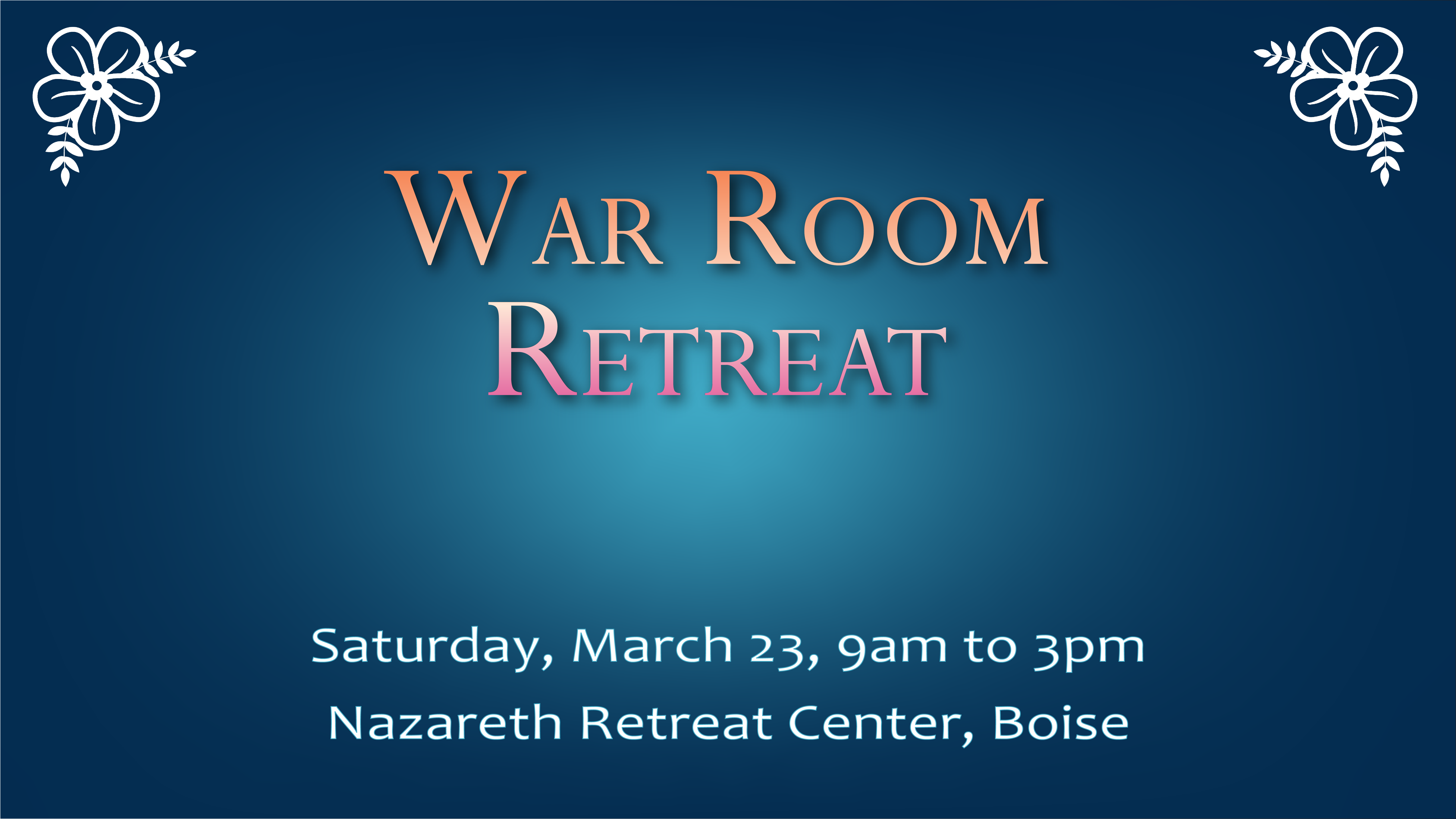 War Room Retreat